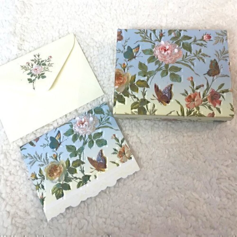 Carol Wilson Fine Arts Blank, Embossed, Boxed Notecards - Set of 15
